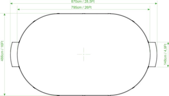 Actual product image Exit Panna field 795x488cm