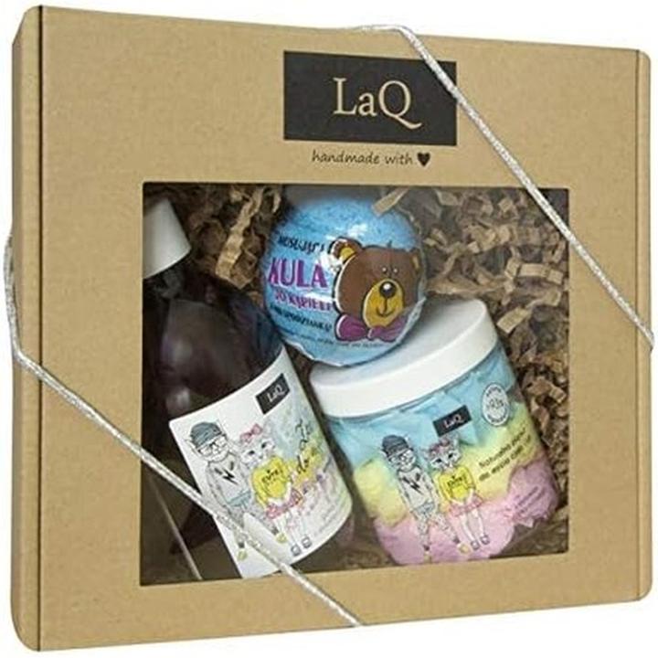 LaQ Zestaw*Guma Balonowa żel+pianka 3 kol+kula (Körperpflegeset)