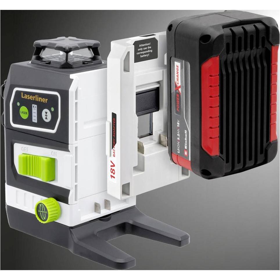 Laserliner, Laser lineare, 036.380.9 Batterie-Adapter Passend für (Marke-Nivelliergeräte) Las