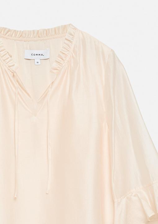 Immagine prodotto Comma Bluse Feminine Lyocell-Voile-Bluse mit Trompetenärmeln (44)