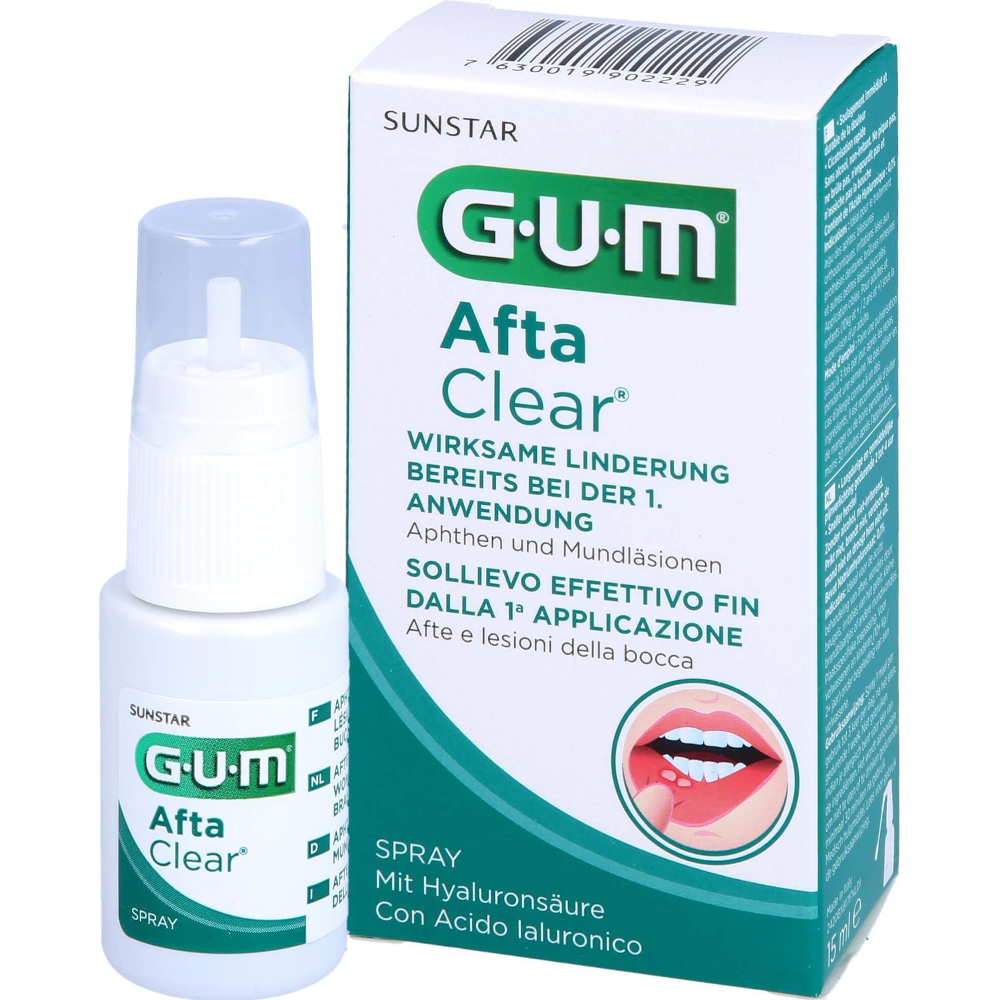 Thumbnail - GUM, Mundspülung, SUNSTAR AftaClear Spray (15 ml, Mundspray)