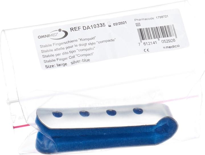 Produktbild Omnimed DALCO Fingerschiene L silber blau (L)