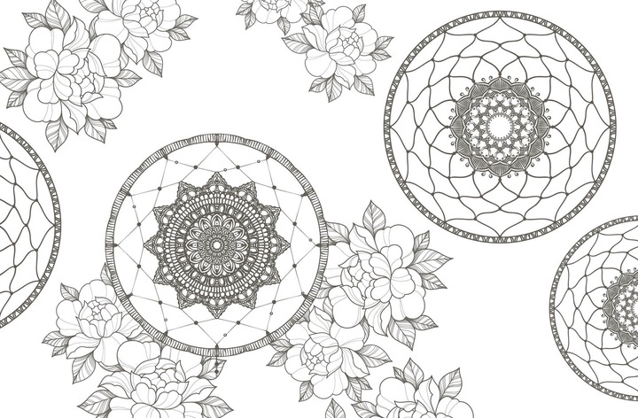 Actual product image Colorful Mandala - Mandala - Dreamcatcher
