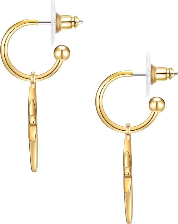 Actual product image Lulu & Jane Ladies Star Metal Alloy Glass Yellow Gold - 29395 (Metal alloy)