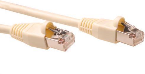 Produktbild ACT Ivory 1.5 meter SF/UTP CAT5E patch cable snagless with RJ45 connectors (S/FTP, CAT5e, 1.50 m)