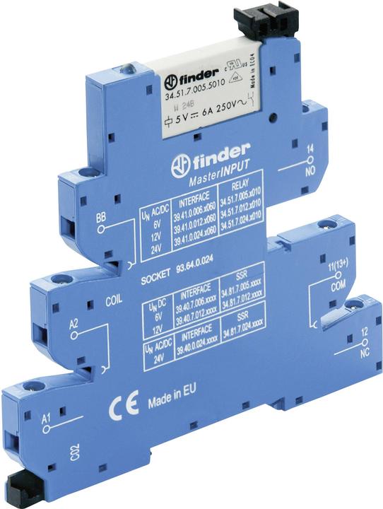 Produktbild Finder Interface relay, input SPDT 6A 12Vac/dc