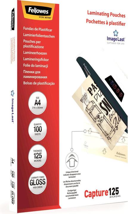 Image du produit Fellowes Capture 125 (A4, 100 pièce(s), 125 µm)