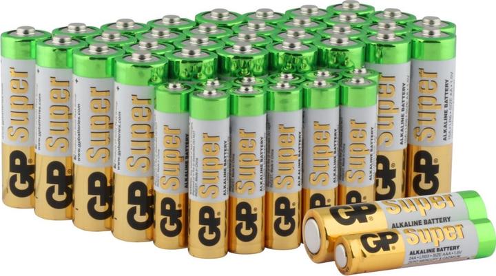 Immagine prodotto GP Batteries Batteria AAA Micro Alcalina Super, 12 pezzi, AA Mignon, 32 pezzi (12 pz., AAA, AA)