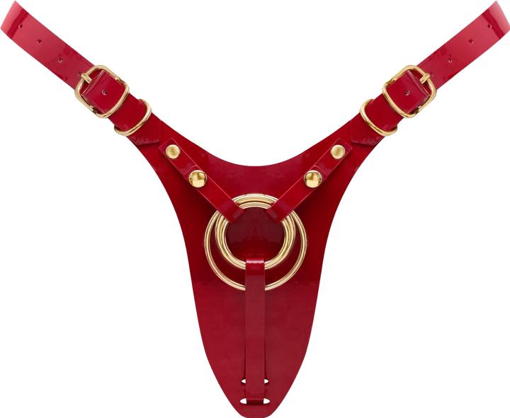 Image du produit Strap-on-me Kunstleder-Harness Fabulous - Einheitsgrösse - Rot glänzend
