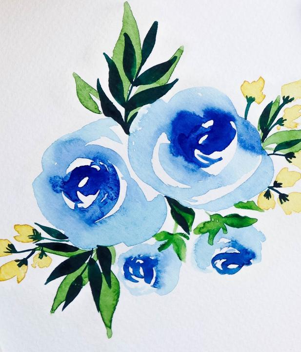 Produktbild Talens Aquarell floral Set