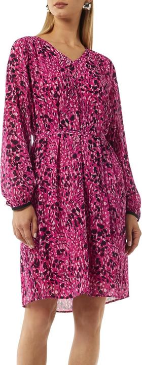 Image du produit Comma Kleid Kleid mit All-over-Print und Bindegürtel (36)