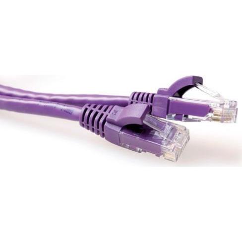 ACT Purple 7 meter U/UTP CAT6 patch cable snagless with RJ45 connectors. Cat6 u/utp snagless pl 7.00m (U/UTP, CAT6, 7 m)...