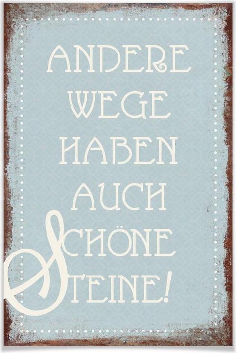 Actual product image Trenddeko Other paths also have beautiful stones (70 x 100 cm)