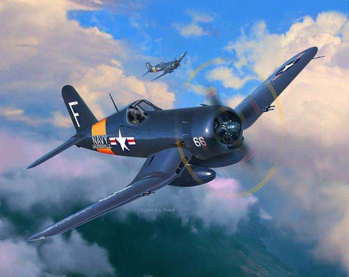 Actual product image Revell F4U-4 Corsair