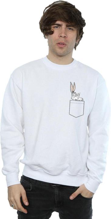 Produktbild Looney Tunes Bugs Bunny Faux Pocket Sweatshirt (L)