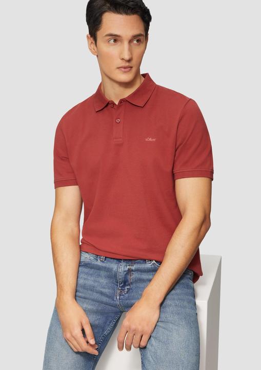 Produktbild S.Oliver Polo-Shirt Poloshirt aus Baumwollpiqué (M)