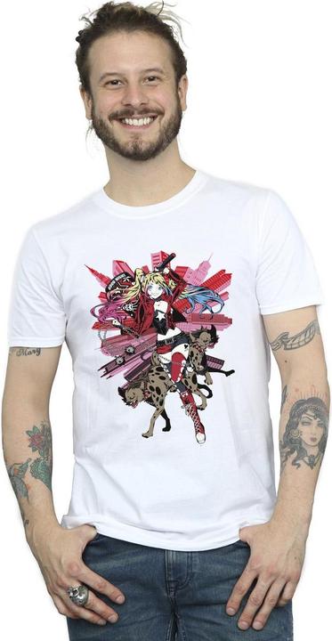 Actual product image Mens Harley Quinn Hyenas T-Shirt (3XL)