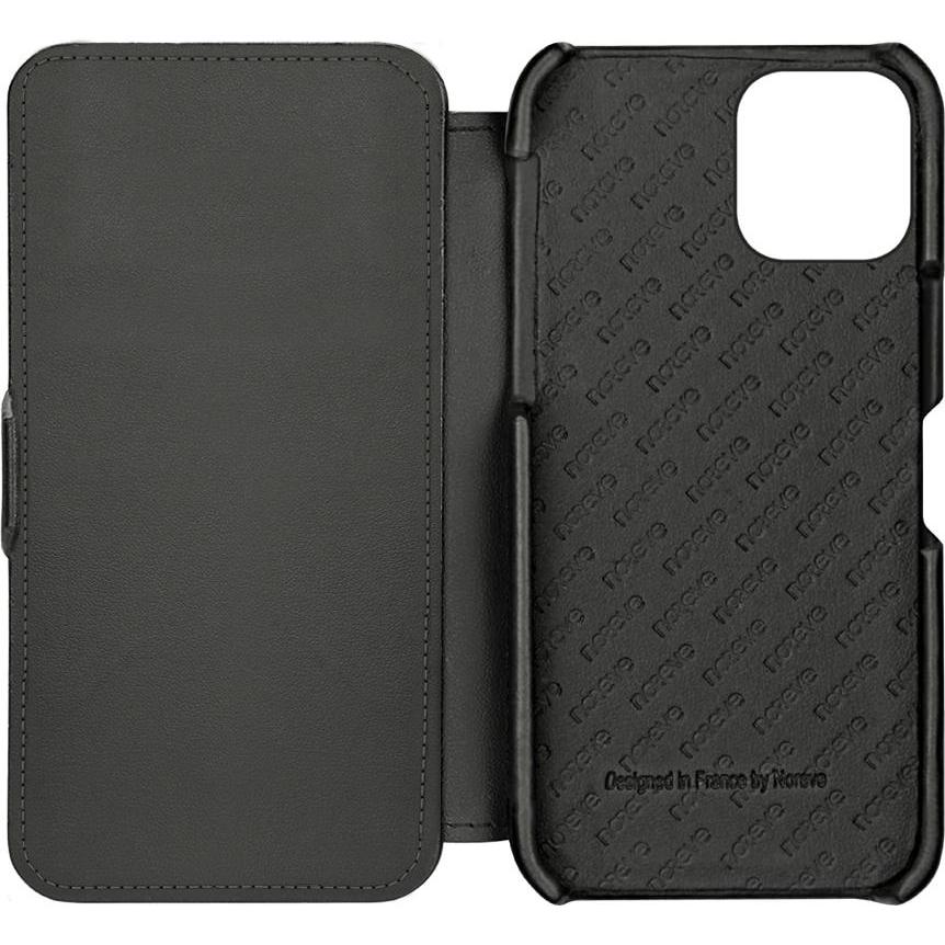 Thumbnail - Noreve Lederschutzhülle horizontal (Apple iPhone 14), Smartphone Hülle, Orange
