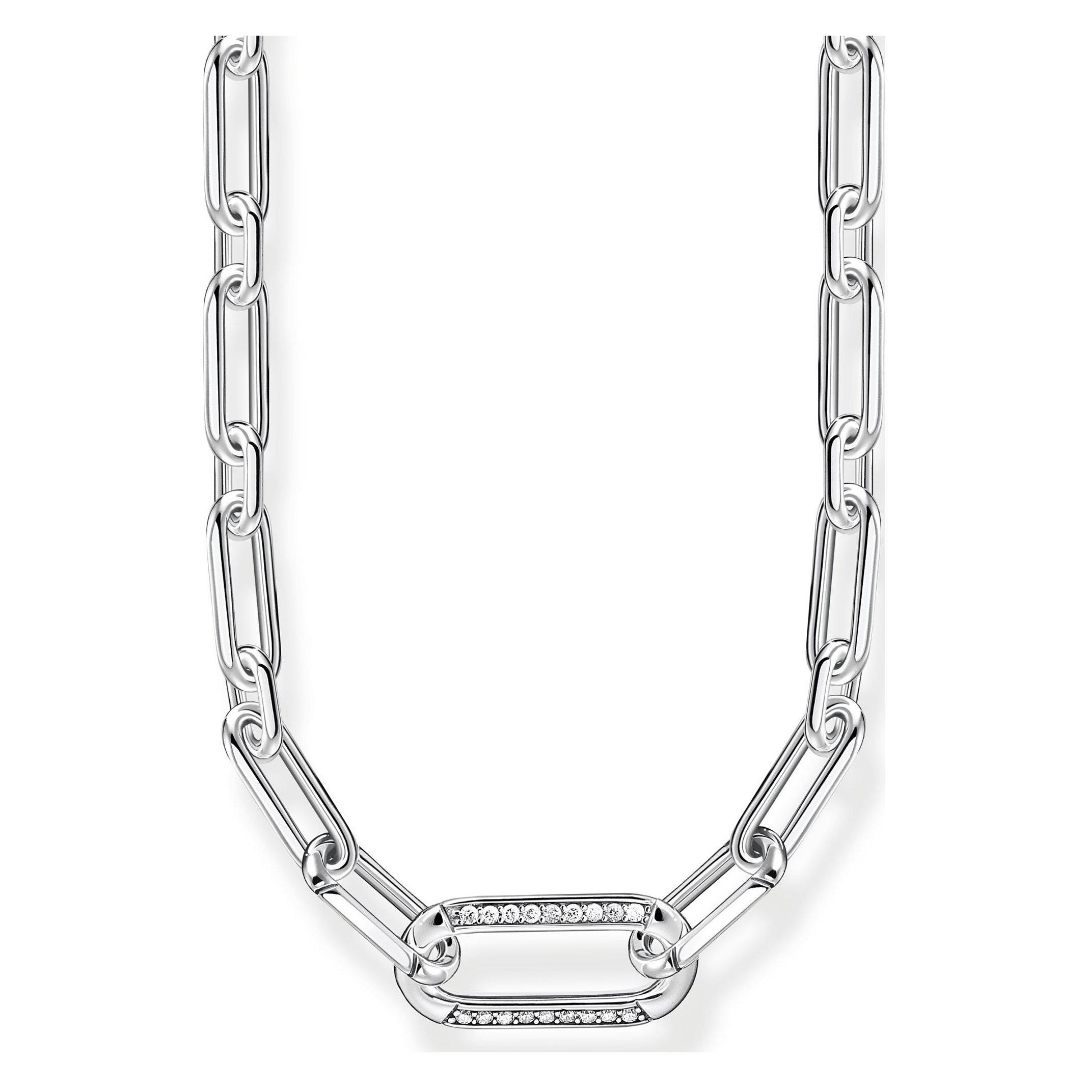 Thomas Sabo, Halsschmuck, Halskette Glieder Silber, (925er Silber)