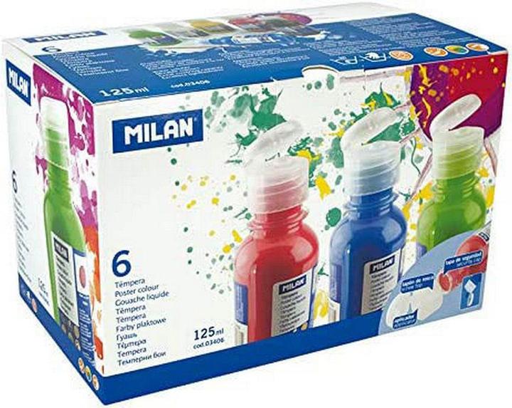 Tempera 125 ml Blau Weiss Bunt Farbe (125 ml)