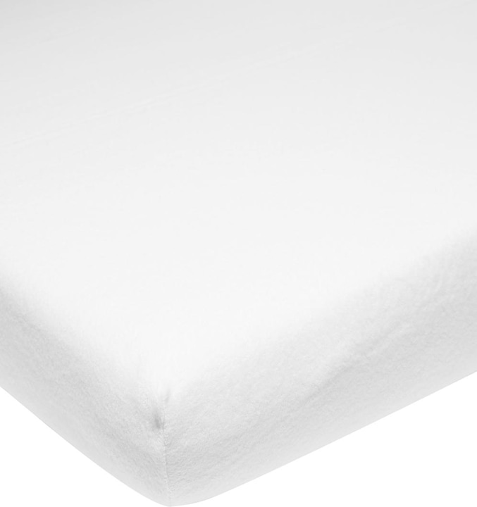 Meyco Molton stretch Spannbettlaken 60x120 weiss