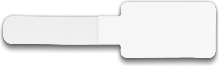 Produktbild Delock Klettkabelbinder selbstklebend Weiss 90 mm x 24 mm (Klettkabelbinder, 90 mm, 10 Stk.)