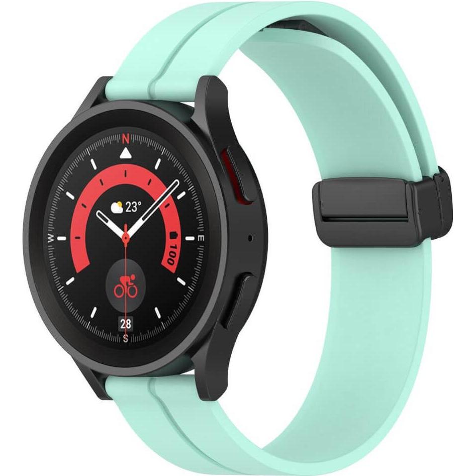 Cover-Discount Silikon Ersatzarmband 20mm türkis (20 mm, Silikon, Galaxy Watch6), Uhrenarmband, Türkis