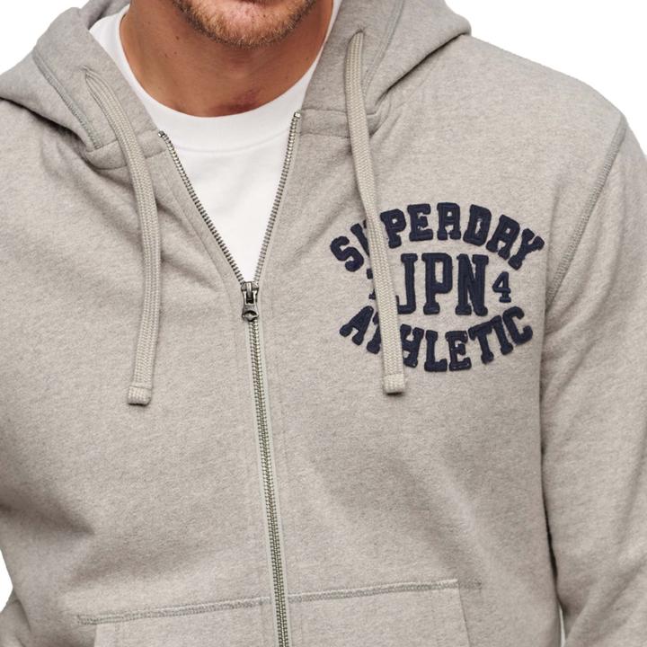 Immagine prodotto Superdry Giacca felpata Casual Vestibilità comoda Felpa con cappuccio atletica vintage con zip (XL)