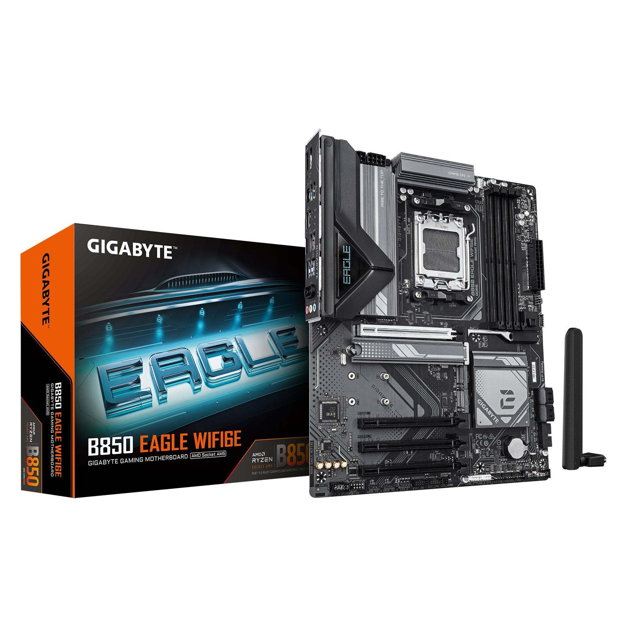 Gigabyte Motherboard for AMD processors MB AMD B850 SAM5 ATX/B850 EAGLE WIFI6E (AM5, AMD B850, ATX),