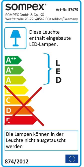 Energie-Label Sompex Pin (489 lm)