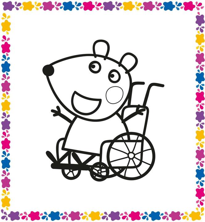 Actual product image Peppa Wutz Ausmalbilder: Peppa Pig: Mein Mal- und Geschichtenbuch