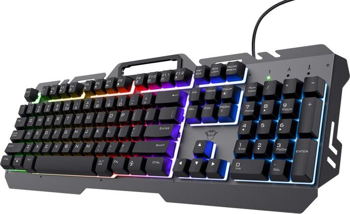 Actual product image Trust Gxt853 Esca Metal Keyboard Nd (Cable)