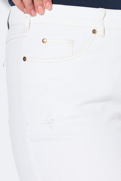 Produktbild Ulla Popken Jeans Mary, weites Bein, Saumumschlag, Komfortbund (46)