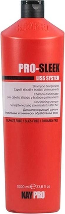 Actual product image Kay Color KEPRO Kay Pro PRO-SLEEK Liss System Disciplining Shampoo for Straightened and Chemically Treated Hai (1000 ml, Liquid shampoo)
