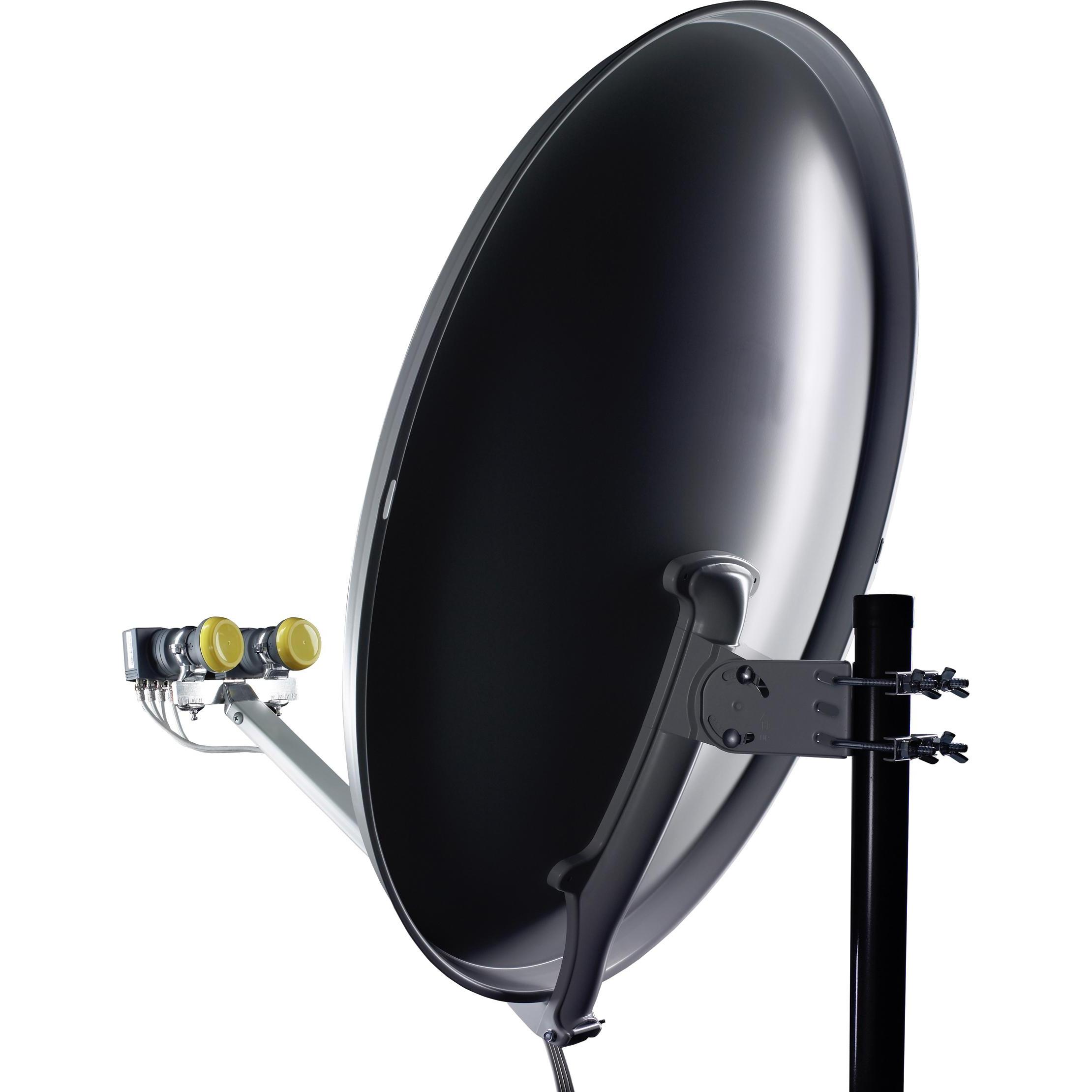 Thumbnail - MeanWell 75 Pro (Parabolantenne, 37.30 dB, DVB-S / -S2), SAT Spiegel + SAT Antennen, Schwarz