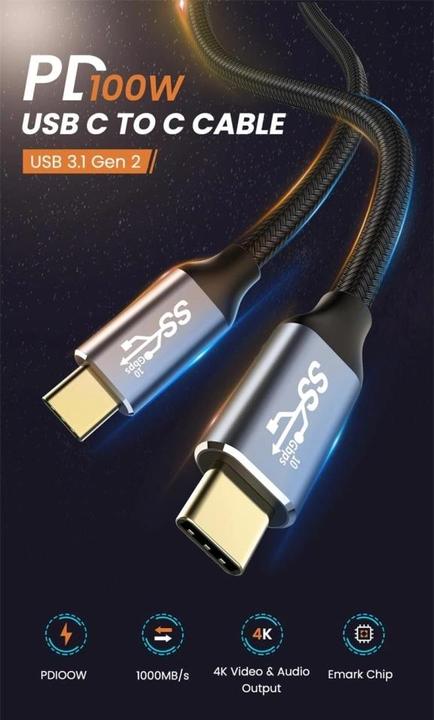 Immagine prodotto PowerGuard USB C – USB C (0.50 m, USB 3.1, 100 W)