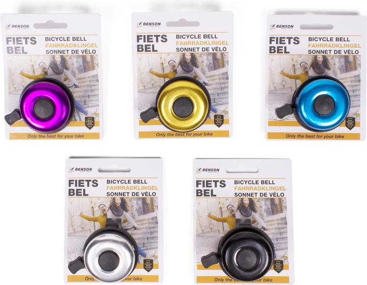 Image du produit Benson Sonnette de vélo 52 mm alu mix