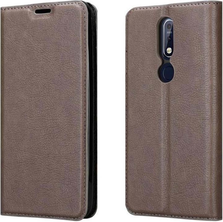 Actual product image Cadorabo Book Invisible Magnet Cover (Nokia 7.1)