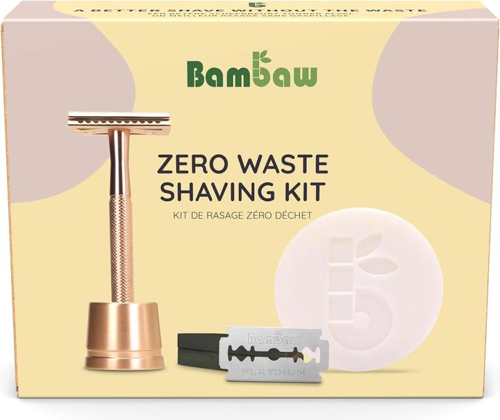 Produktbild Bam Baw Bambaw Geschenk Rasierset rosa 3 Stück