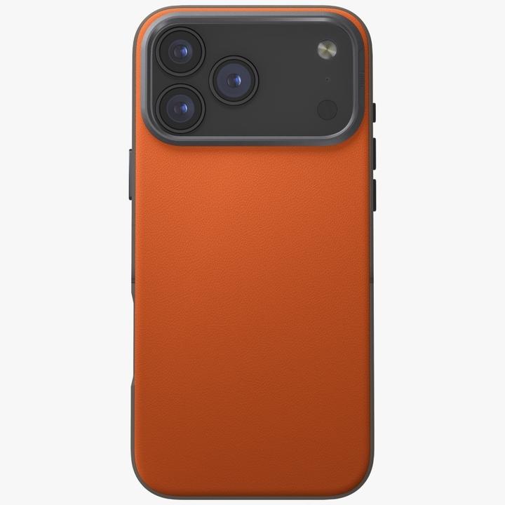 Produktbild Uniq Lyden DS Case for iPhone 17 Pro Max Magclick Charging Orange/Gray (Apple iPhone 17 Pro Max)
