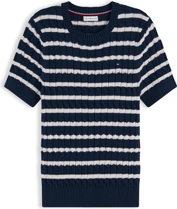 Produktbild Tommy Hilfiger Co Cable Mid Gg Ss C-Nk Swt (XL)