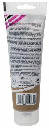 Actual product image Pebeo Decocrème Matt acrylic paint (120 ml)