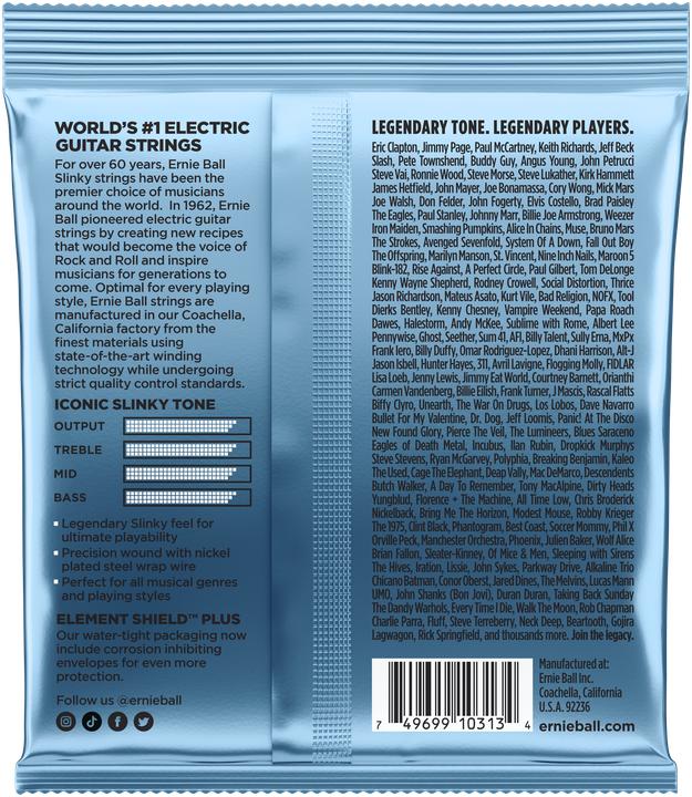 Immagine prodotto Ernie Ball Primo Slinky (6 x, Chitarra elettrica, 0.04")