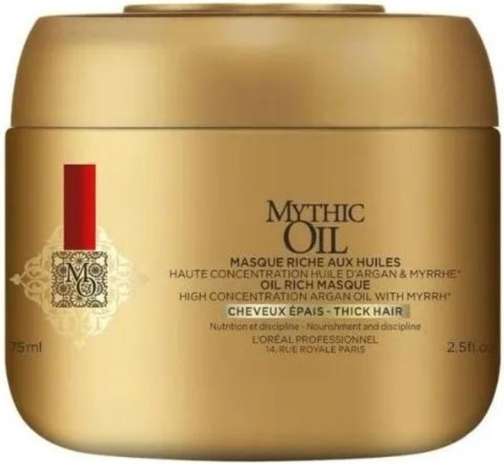 L'Oréal Professionnel Mythic Oil Maske kräftiges Haar - (75 ml)