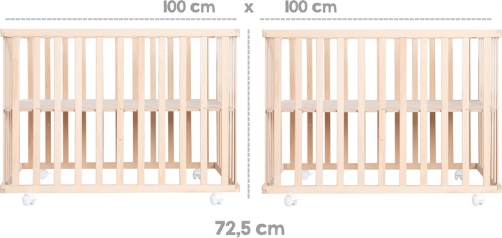 Actual product image Roba Little Stars (100 cm, 100 cm, Beech)