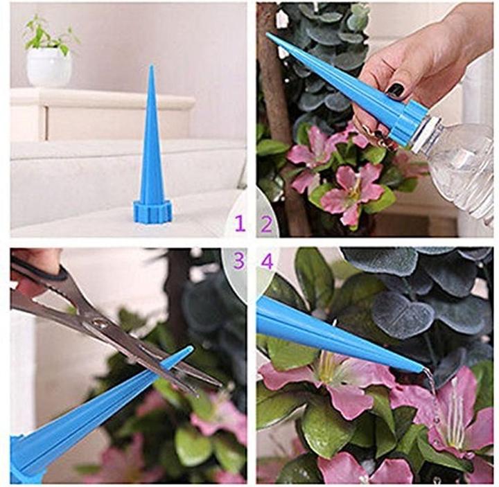 Actual product image König Design 4 pieces Automatic Watering Spikes Adjustable Watering System Garden (Irrigation balls)
