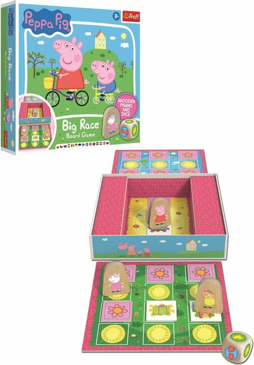 Produktbild Trefl PEPPA PIG Game "Piggy Pepa: The Great Race" (Multilingual, 2 - 3 Spieler)
