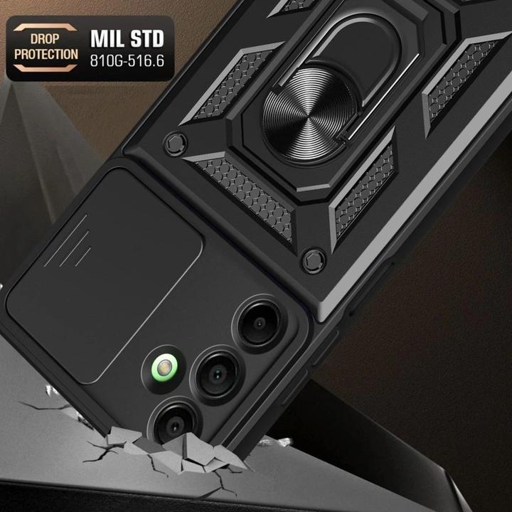 Actual product image Tech-Protect CamShield Pro Hülle für Samsung Galaxy A17 4G / 5G - Schwarz (Oppo A17 4G)