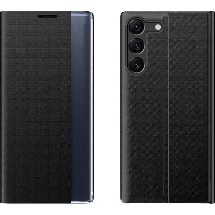 Hurtel Neue Sleep View Hülle Samsung A05S Schwarz (Samsung Galaxy A05s), Smartphone Hülle, Schwarz