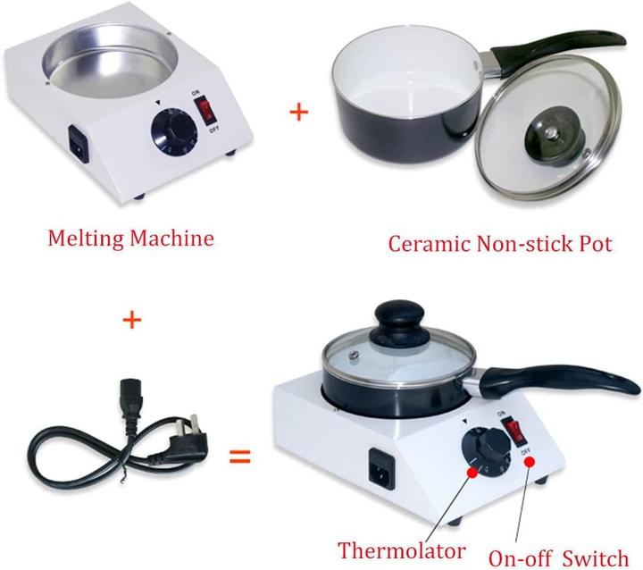 Actual product image Yunrux Chocolate melter